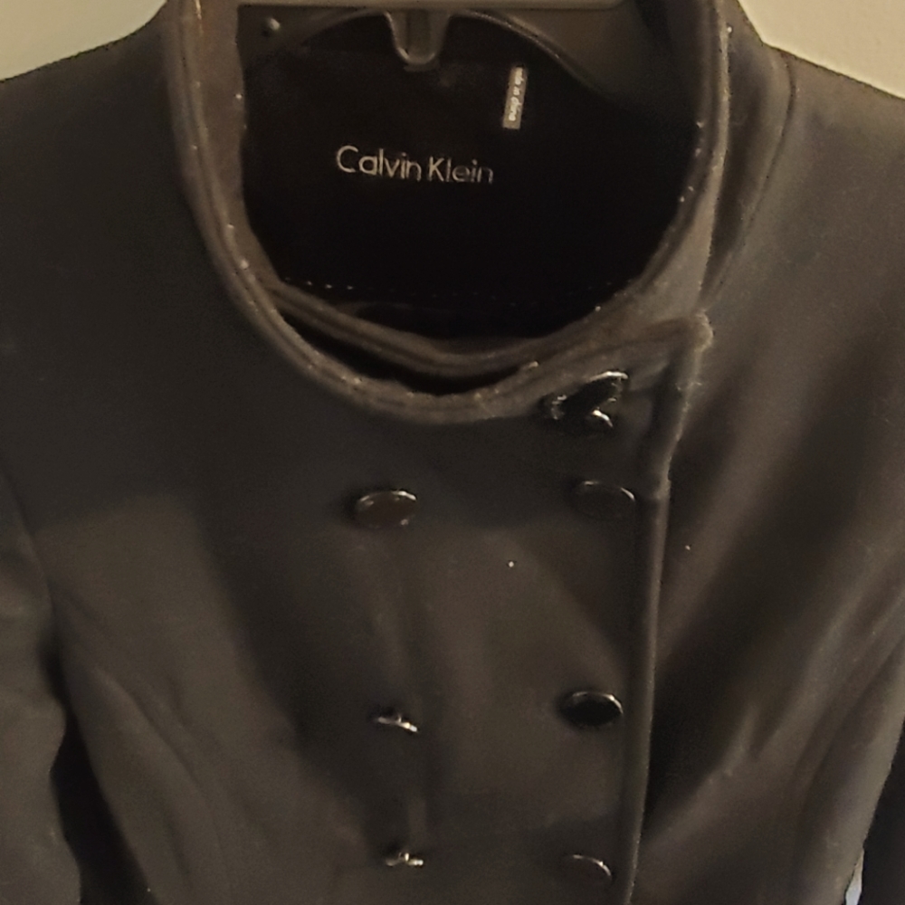 Womens Calvin Klein Pea Coat